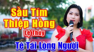 Sầu Tím Thiệp Hồng  Tê Tái Lòng Trước Giọng Ca Em Gái Xinh Đẹp Hát Đường Phố  Lệ Thủy [upl. by Olwen]