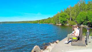 Walking in Ekaterinburg Шарташский лесопарк в выходной день Пески 4K July 14 2024 [upl. by Dearman]