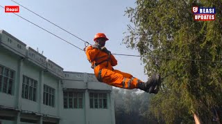 Mock Drill Organised by 13th Bn NDRF at GDC Reasi [upl. by Ccasi]