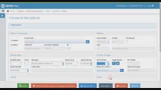 Totvs Chef Entrada Mercadoria Manual  Estoque MSTi Automação [upl. by Abra85]