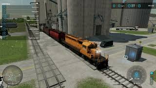 FS22 starting Lokomotiv cargo train [upl. by Ariay499]