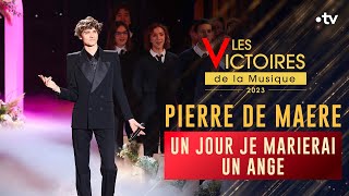 Pierre de Maere  Un jour je marierai un ange Live Victoires 2023 [upl. by Lledrev]