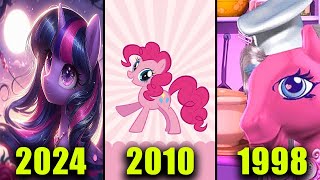 My Little Pony  Evolution of MLP Games  20241998 22 Games [upl. by Worlock]