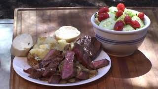 How to grill tender Round Roast Beef Steaks  Recipe [upl. by Zeph]