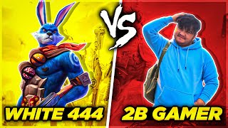 WHITE444🔥 VS 2B Gamer😥The Must Awaited Battle Garena Freefire Clashofgods Hackergameplay [upl. by Okimat]