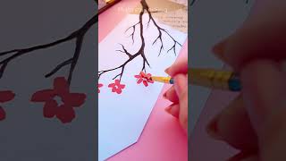 Simple amp Easy Bookmark Painting for Beginners shorts art painting [upl. by Nnylyrehc]