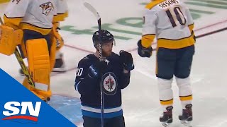 Jets PierreLuc Dubois Scores In Fourth Straight Game [upl. by Verlee]