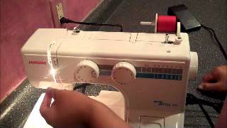 Threading A Janome MyStyle 100  How To Tuesday  The Handwork Studio [upl. by Izzy461]