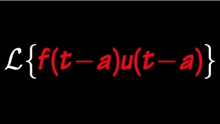 Laplace transform of ftauta the shifted unit step function [upl. by Adnorrahs]