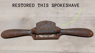 Spokeshave Restoration  Restoring a Old Woodworking Tool [upl. by Cosetta770]