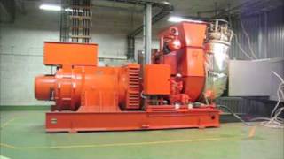 Kongsberg Dresser Power KG2SL3 Diesel Turbine startup and shutdown [upl. by Rehotsirhc383]