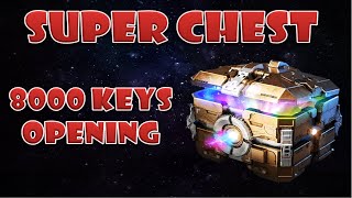 Super chest opening 8000 keys war robots [upl. by Enrahs220]