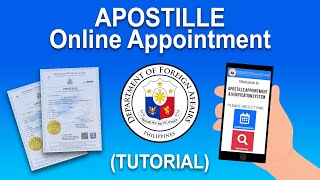 DFA Online Appointment ApostilleRed Ribbon – 6 MIN TUTORIAL [upl. by Elsinore875]