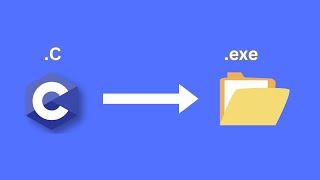 Converting a C file to exe file [upl. by Evot195]