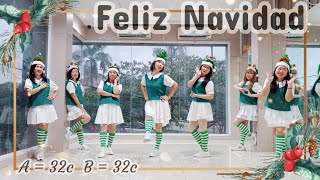 FELIZ NAVIDAD BONEY M  LINEDANCE [upl. by Ekram266]