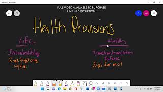 Insurance Exam Incontestability vs Time Limit On Certain Defenses Provisions [upl. by Anse]