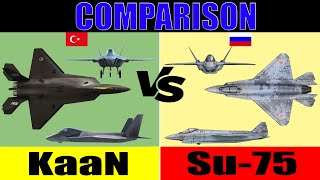 Su75 Checkmate vs Tai TFX Kaan comparison  Kaan vs Su75 Which Would Win [upl. by Llewej]