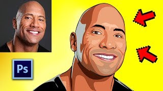 How to Cartoon Yourself 1 StepbyStep PHOTOSHOP Tutorial [upl. by Ahsoem]