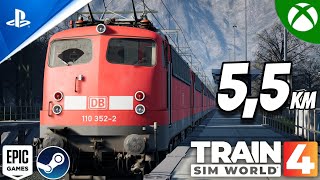 🚆55 KILOMETER😱Der LÄNGSTE Zug in TSW 4 ohne Mods  Bringen wir ihn zum BEWEGEN Train Sim World 4 [upl. by Hpeseoj]