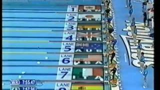 2001  Australia  Disqualification  Womens 4x200m Free  Graham McKenzie Thomas Rooney  1 of 2 [upl. by Lekym]