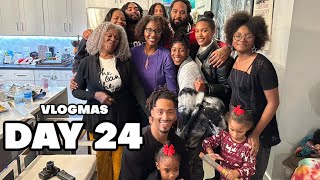 Our First Christmas Eve Party  VLOGMAS DAY 24 [upl. by Eshelman633]