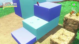 Super Mario Odyssey  Cascade Kingdom  Fossil Falls Heights [upl. by Lama]