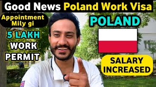 🇵🇱 POLAND NEW SALARY INCREASE 🔥 JULY 2023  How To Get Poland Visa  Poland Work Permit Visa 2023 [upl. by Alesandrini797]