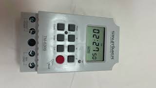 PROGRAMMABLE TIMER SINOTIMER  JB HOMETECH [upl. by Delinda579]