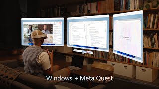 Immersive productivity with Windows and Meta Quest [upl. by Maurita]