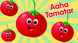 Aaha Tamatar Bada Mazedar 🍅  Hindi Rhymes For Kids [upl. by Kaiulani]