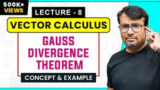 Vector Calculus  Gauss Divergence Theorem  Example and Solution [upl. by Einahpehs]