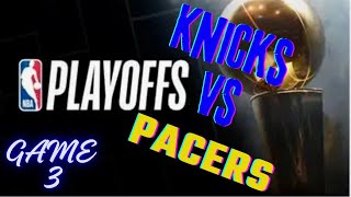 Knicks vs Pacers Live Scoreboardplay by play  open pael [upl. by Xyla]