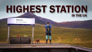 Visiting the HIGHEST train station in the UK amp Climbing a Mountain Corrour Station [upl. by Conni]