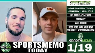 Free Sports Picks  NFL Divisional Playoffs Predictions  NCAAM Picks  SportsMemo Today 119 [upl. by Gusty]