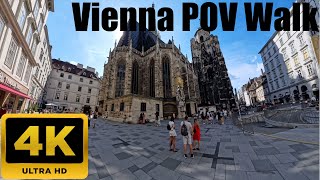 Vienna 4K POV Walk  Stephansdom  August 2024 [upl. by Venetis]