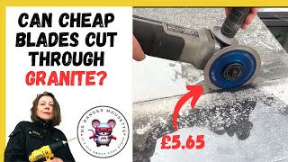 Cutting 30mm granite with cheap blades  do they work [upl. by Anawd362]