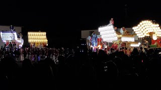 だんじり 藤井寺市 東連合 20241012  Fujiiderashi Danjiri night festival [upl. by Aaberg]