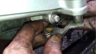 How to replace a clutch cable on a Kawasaki ZZR [upl. by Nareht]