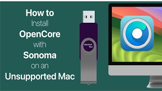 Install the latest version macOS Sonoma on Unsupported Macs using OpenCore StepbyStep Tutorial [upl. by Elitnahc]