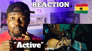 Ghanaian 🇬🇭 Reacts to Asake Travis Scott  Active Official Video [upl. by Nichani]