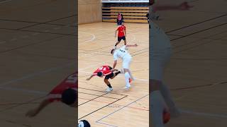 The art of nonstop tackle futsal skills 😳🤣 futsal nonstop tackle falling ufc skills shorts [upl. by Srevart166]