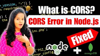 How to Fix CORS Error in Nodejs and ReactJS  What is CORS   CORS in Expressjs  CORS in Nodejs [upl. by Elisa]