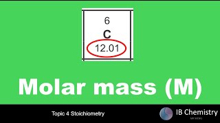 Molar mass [upl. by Pressey]