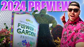 EPCOTS FLOWER amp GARDEN FESTIVAL 2024 SNEAK PEEK 🌸 [upl. by Leval]