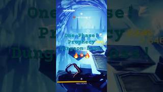 One Phase Prophecy Dungeon Boss Destiny 2 destiny2 gaming destiny2memes destinyplayers dps [upl. by Witt]