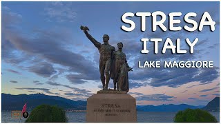 STRESA ITALY  THE MONTE CARLO OF LAKE MAGGIORE  WALKING TOUR 4K [upl. by Krein177]