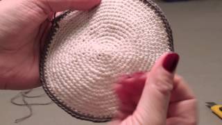 How to knit a kippah step 7 [upl. by Micheil743]