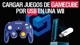 Como cargar juegos de GAMECUBE por USB en una WII  Nintendont [upl. by Wan]