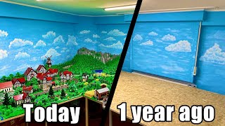 Building a LEGO City  1 year Timelapse [upl. by Atillertse]