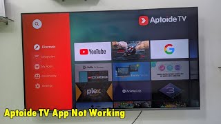 Fix Aptoide TV App Not Open Problem in Smart TV [upl. by Nerb]